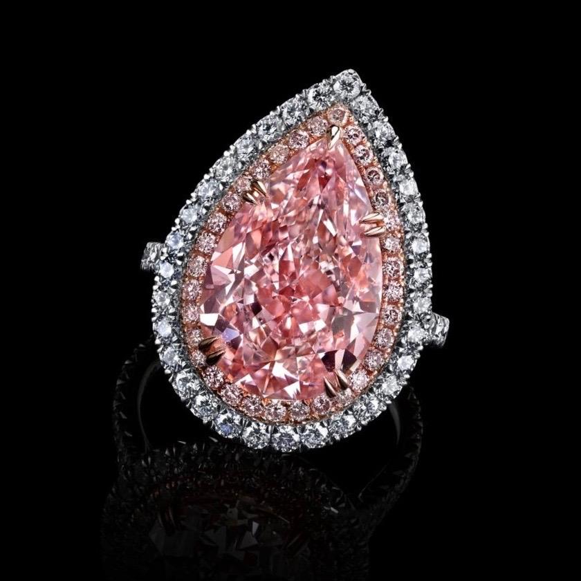 10 carat natural pink diamond