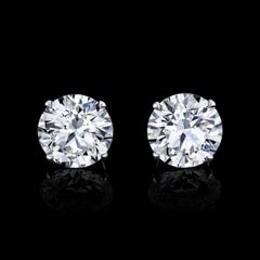 Emilio Jewelry GIA Certified 10.00 Carat Stud Earrings