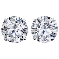 Emilio Jewelry, clous d'oreilles certifiés GIA de 10,00 carats