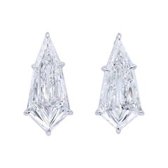Emilio Jewelry Gia zertifizierter 10,34 Karat Kite-Diamant-Ohrstecker
