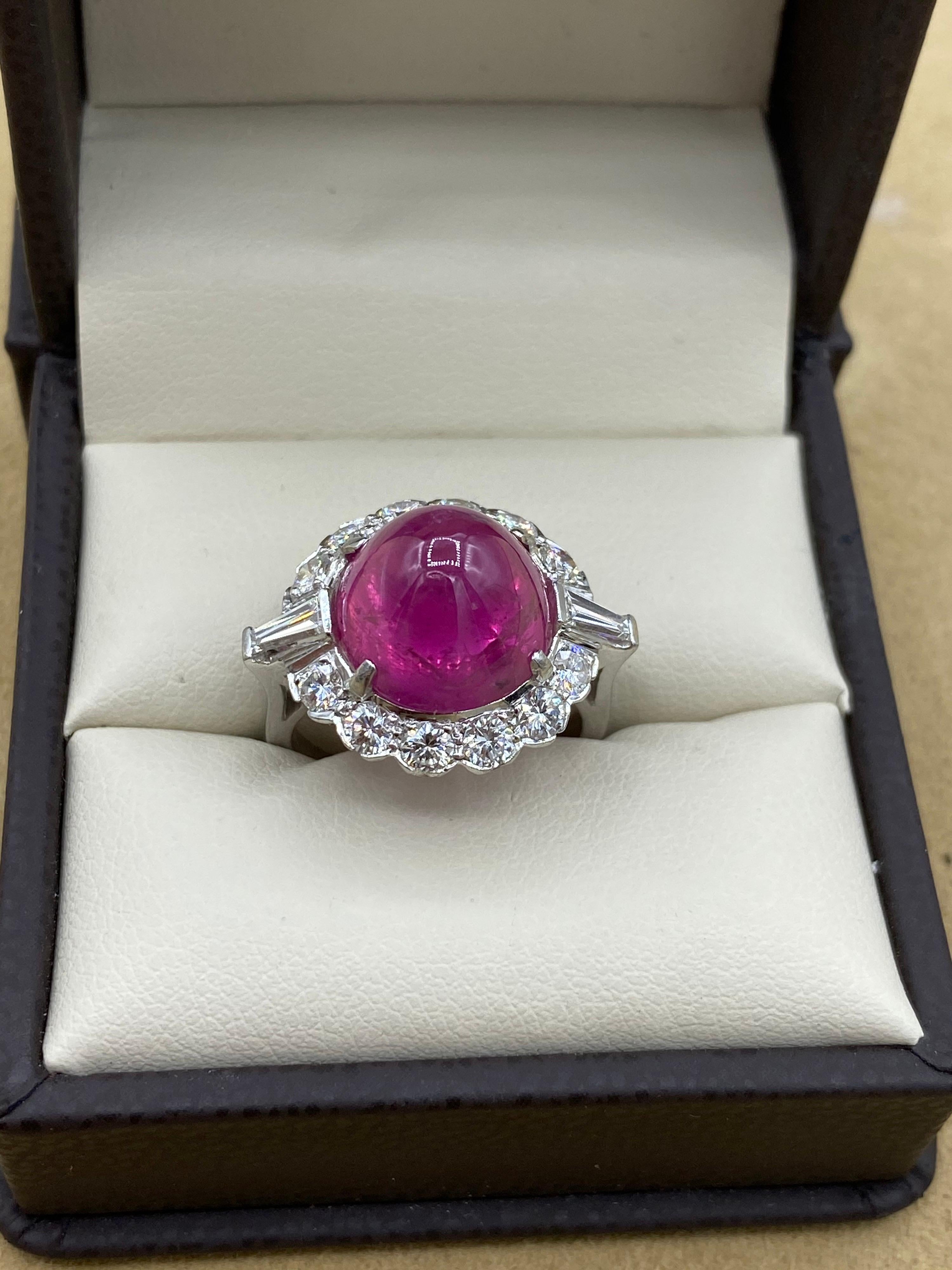 Emilio Jewelry GIA Certified 10.40 Carat Natural Ruby 1