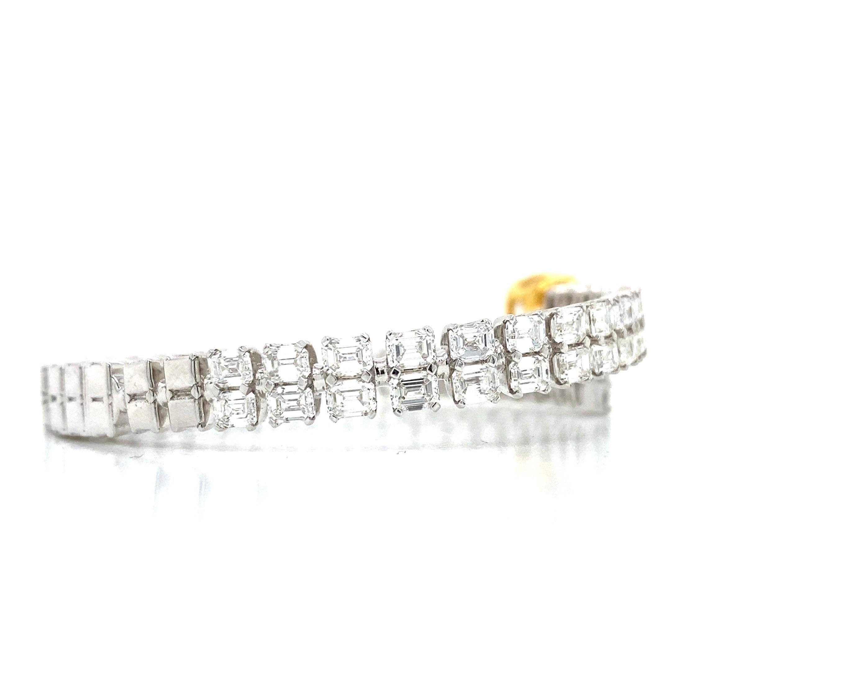 Emilio Jewelry - Bracelet jonc certifié GIA de 12,00 carats  en vente 5