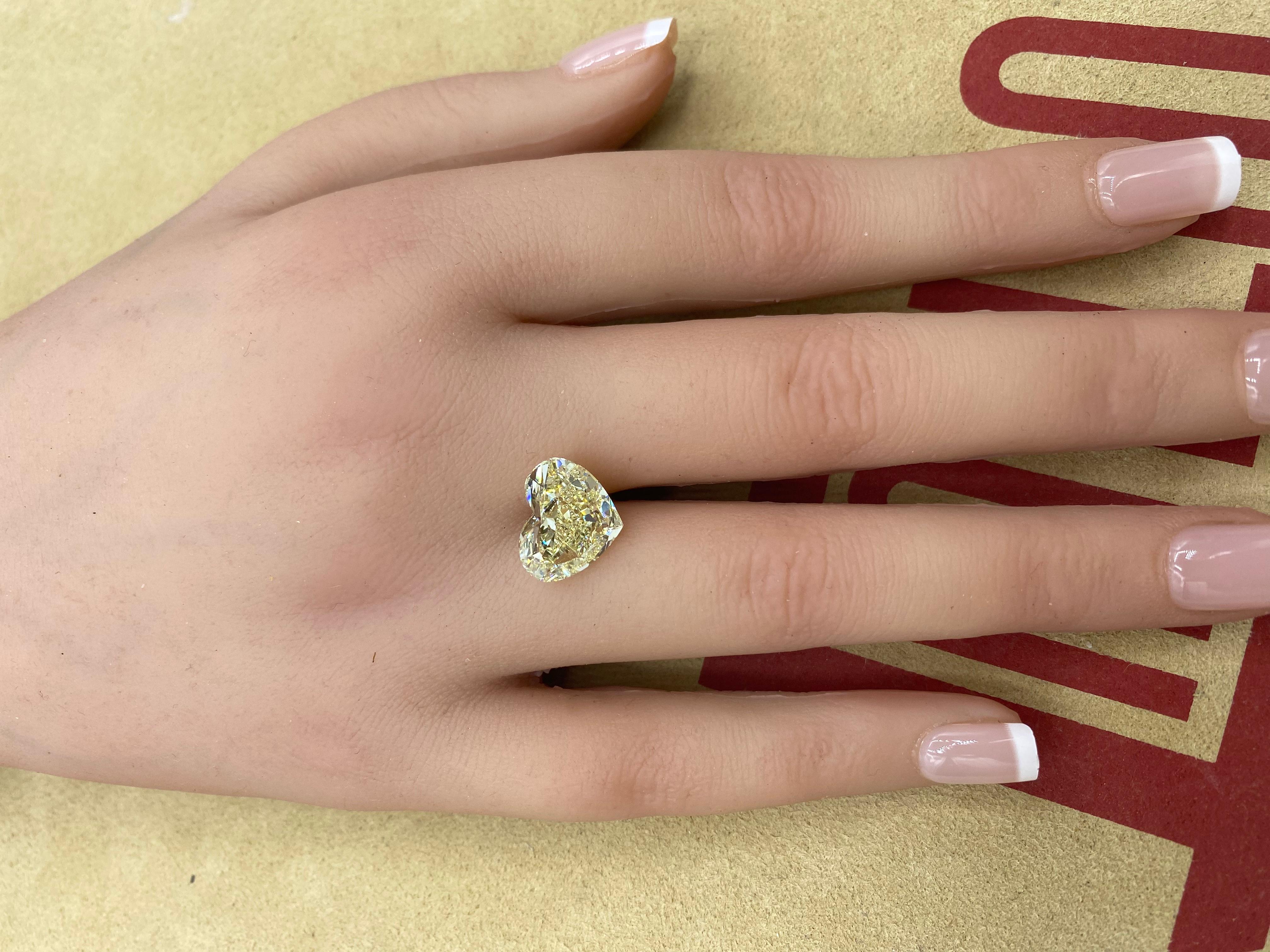 Women's or Men's Emilio Jewelry Gia Certified 12.00 Carat Fancy Yellow Diamond Ring For Sale