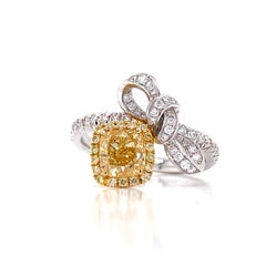 Emilio Jewelry, bague avec diamants de 1,24 carat certifiés GIA