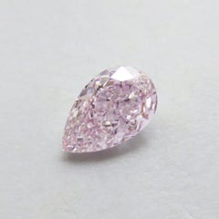 Emilio Jewelry GIA Certified 1.25 Carat Fancy Light Purplish Pink Diamond