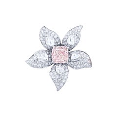 Emilio Jewelry Gia Certified 1.35 Carat Pink Diamond Ring