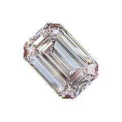 Emilio Jewelry Gia Certified 14.00 Carat D Flawless Golconda Emerald Cut Diamond