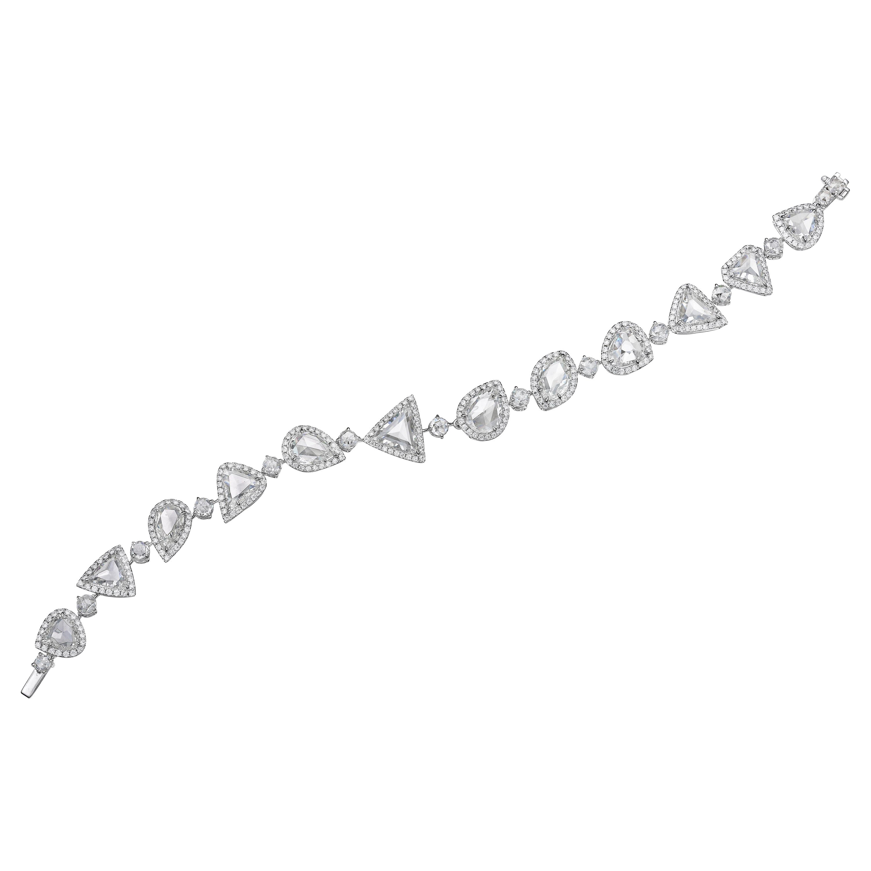 Emilio Gioielli Bracciale con diamanti certificati Gia da 14,96 carati