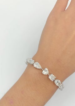 Emilio Jewelry Gia Certified 1.50 Carat Each Diamond Bracelet