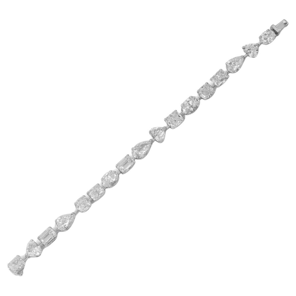 Emilio Jewelry Gia zertifiziertes 1.50 Karat jedes Diamantarmband mit Diamanten  im Angebot