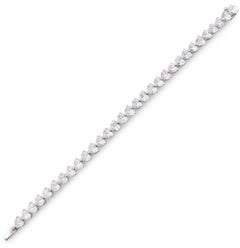Emilio Jewelry GIA Certified 15.88 Carat Heart Diamond Bracelet