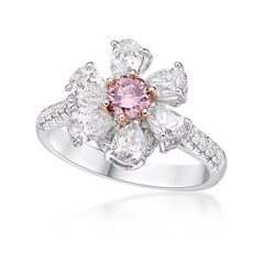 Emilio Jewelry GIA Certified 2.02 Carat Fancy Pink Diamond Ring
