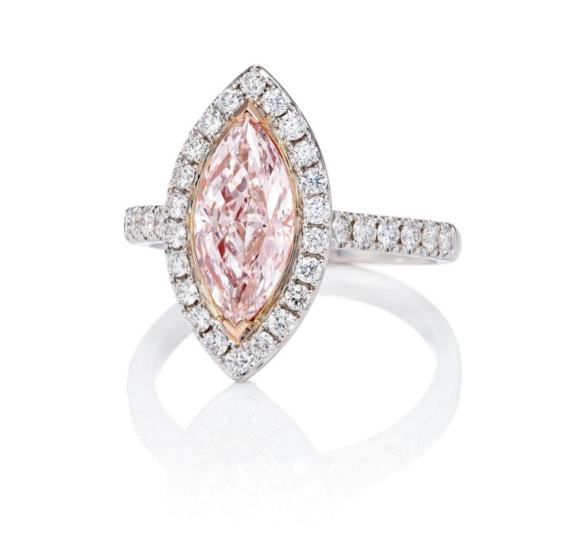 From The Museum Vault at Emilio Jewelry Located on New York's iconic Fifth Avenue,
Inquire for detailed video! 
Showcasing a very special and rare Gia certified natural pink diamond weighing 1.70 carats. We specialize in creating special mountings