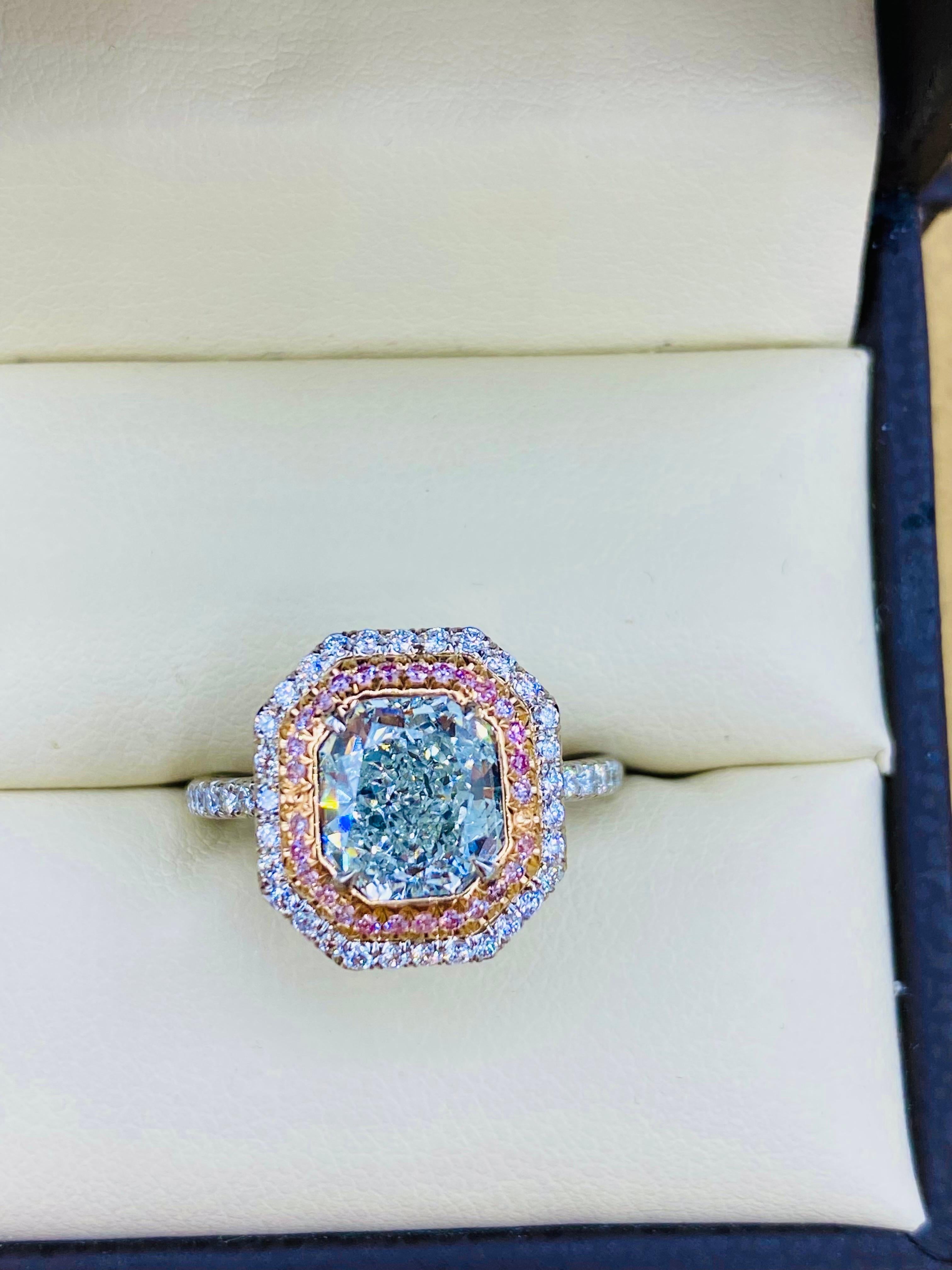 From the Museum Vault At Emilio Jewelry located on New York's iconic Fifth Avenue,

A one of a kind natural blue diamond is the focal point of this spectacular masterpiece. Please inquire for certificates and details. 

From the Emilio Jewelry