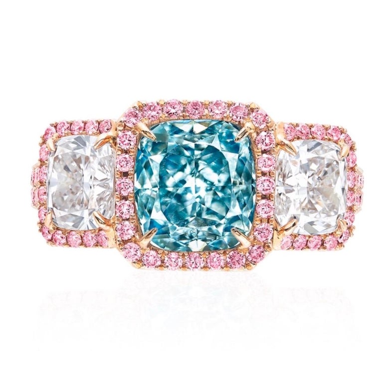 Emilio Jewelry GIA Certified Carat Fancy Intense Greenish