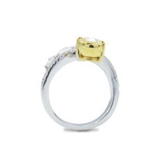 Emilio Jewelry GIA zertifizierter 2,57 Karat Cluster-Ring