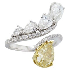 Emilio Jewelry GIA Certified 2.57 Carat Cluster Ring