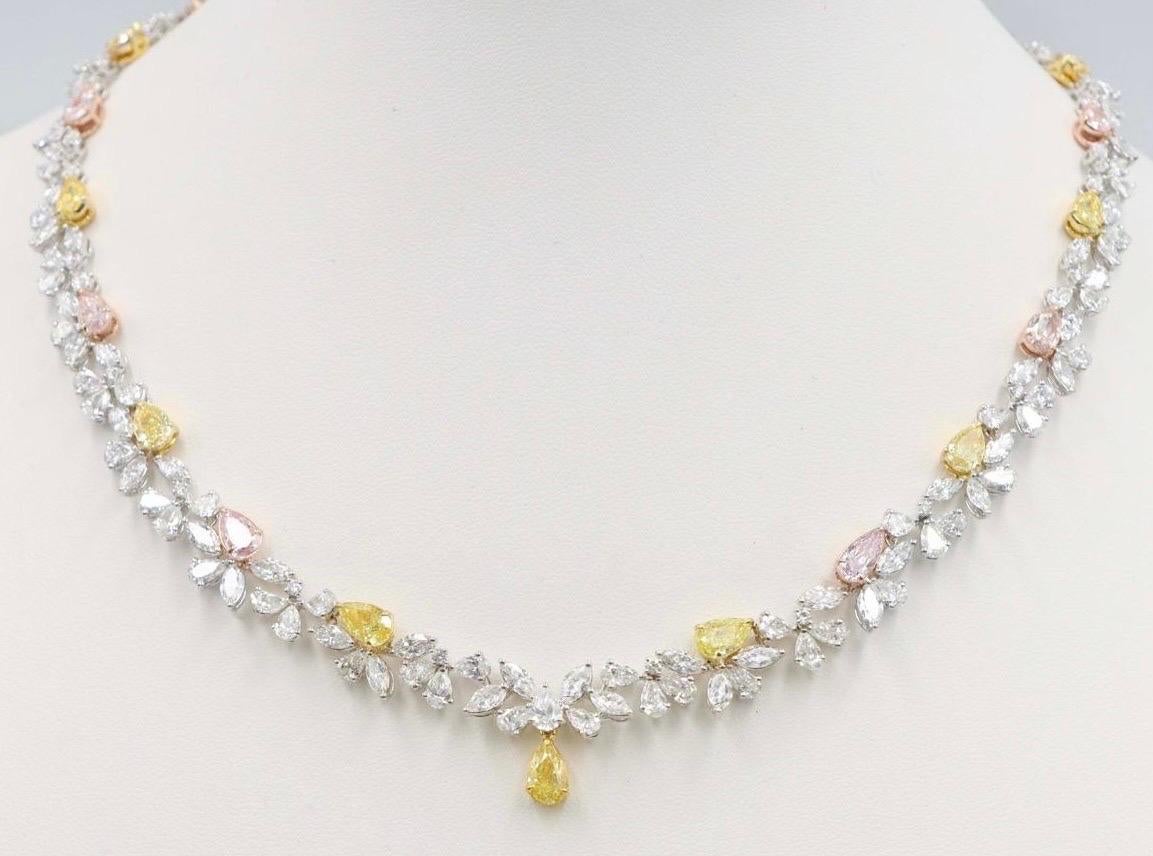 From Emilio Jewelry, a well known and respected wholesaler/dealer located in the Iconic Gem Tower/Gia Building in New York's Diamond District. 
Featuring 29.45 Carats in total. 
This item has been appraised by the experts at the Gemological