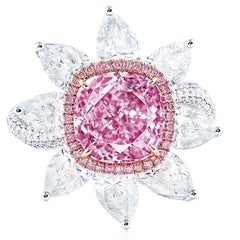 Emilio Jewelry GIA Certified 3.00 Carat Pure Light Pink Diamond