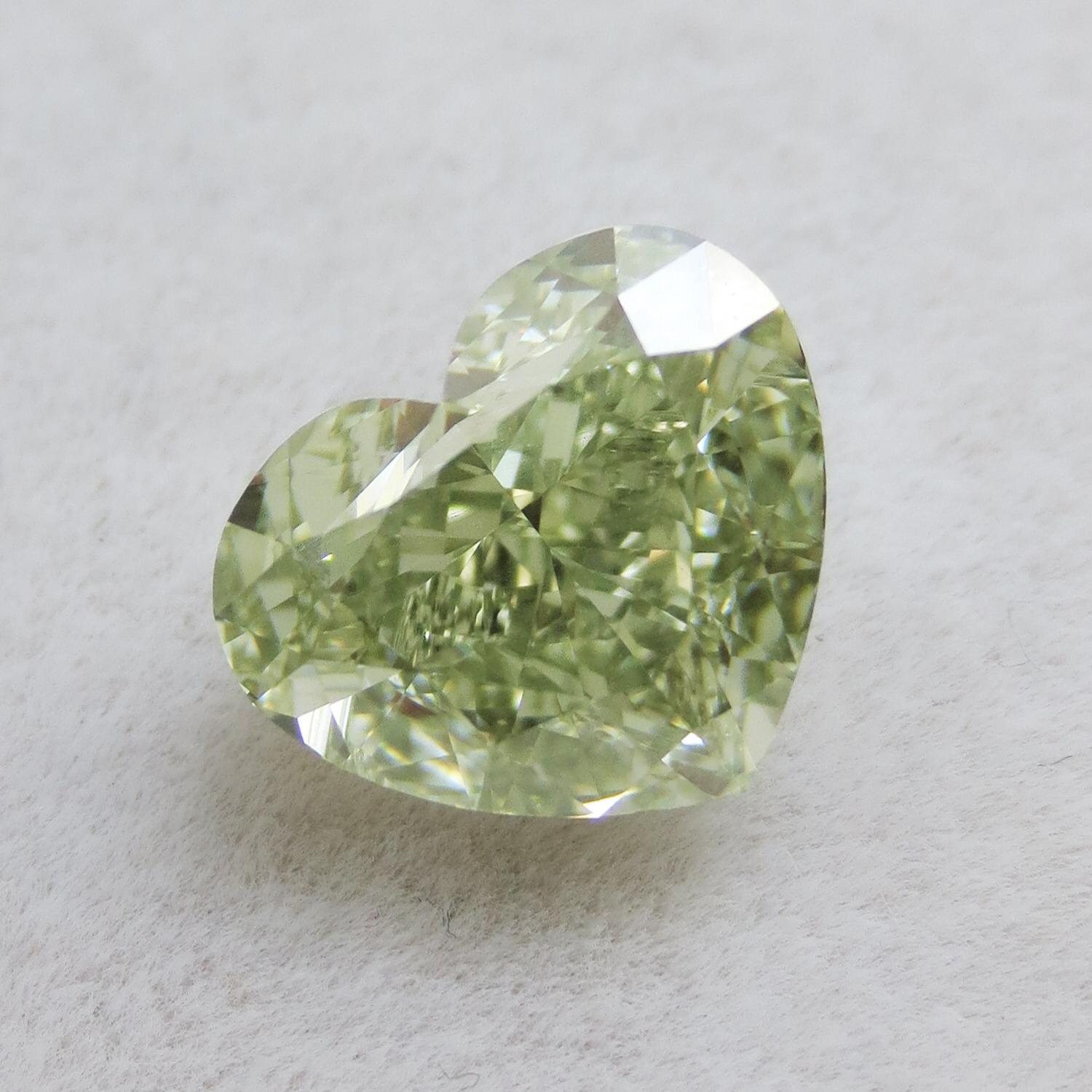 fancy yellow green diamond