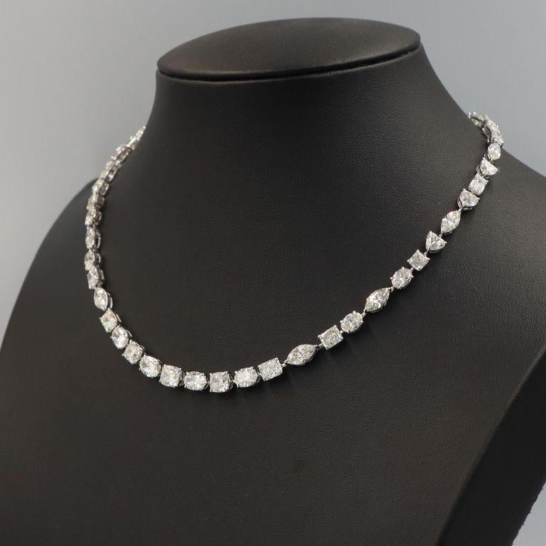 Emilio Jewelry GIA Certified 39.00 Carat Diamond Necklace In New Condition For Sale In New York, NY