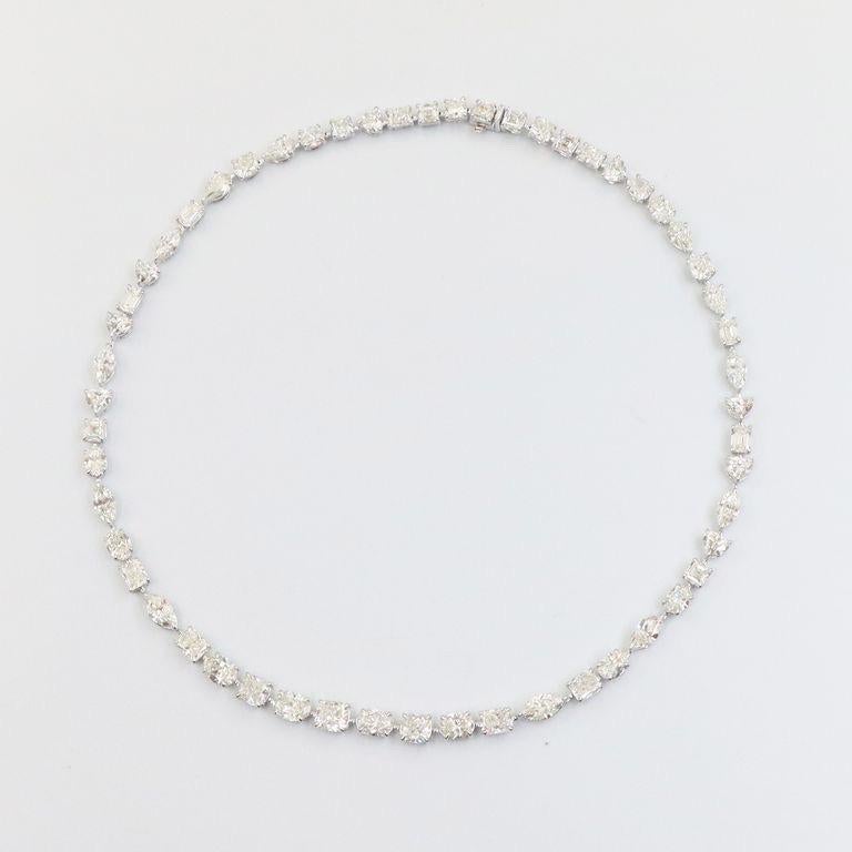 Women's or Men's Emilio Jewelry GIA Certified 39.00 Carat Diamond Necklace For Sale