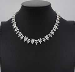 Emilio Jewelry Gia zertifizierte 41.00 Karat Diamant-Halskette