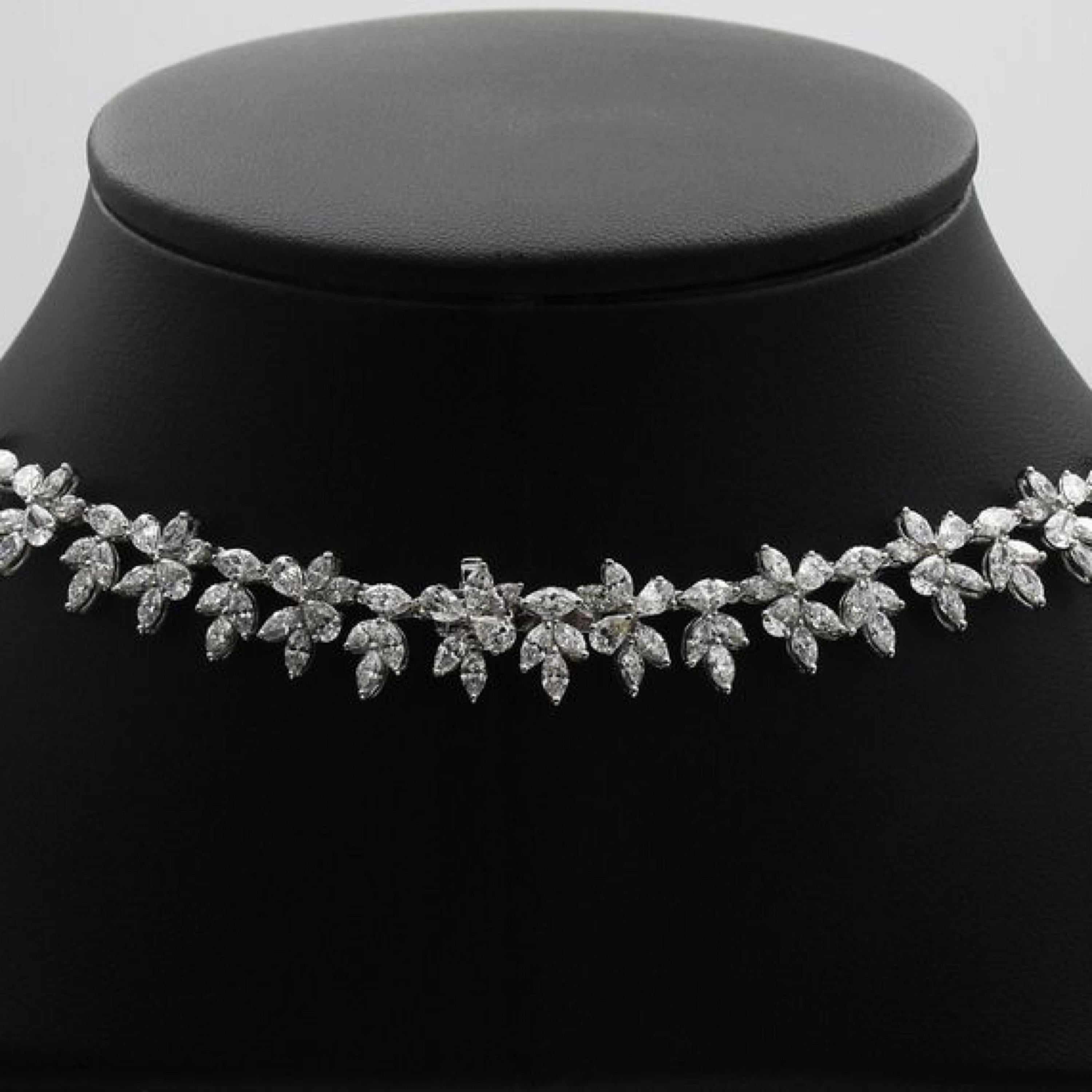 Emilio Jewelry Gia zertifizierte 41.00 Karat Diamant-Halskette für Damen oder Herren im Angebot