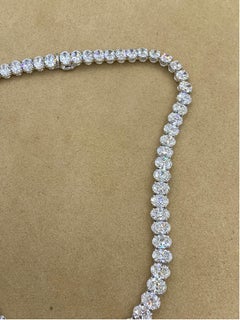 Emilio Jewelry Gia zertifizierter 45,00 Karat ovaler Diamant-Choker