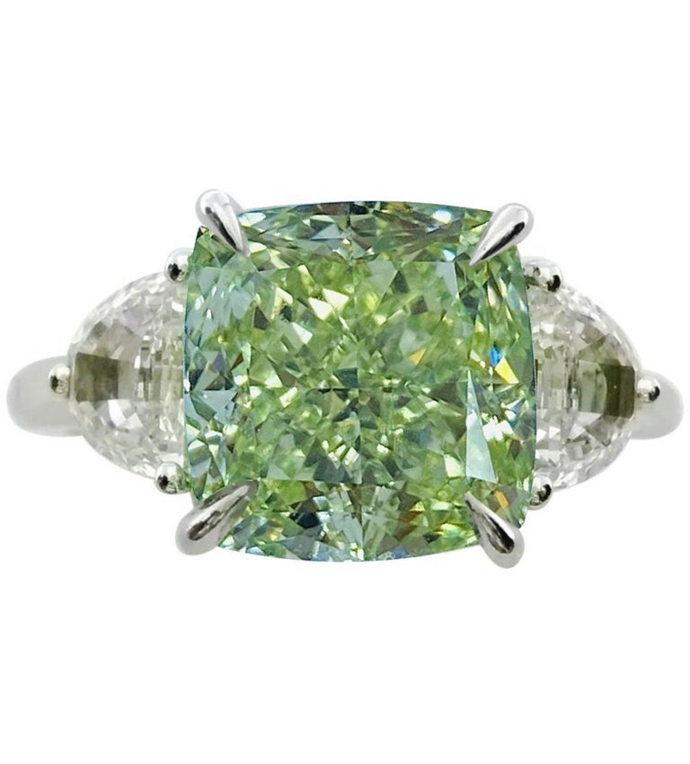 J Lo Rare Green Diamond Jennifer Lopez Engagement Ring 2025