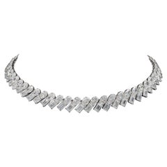 Collana Choker con diamanti da 67 carati certificati GIA di Emilio!