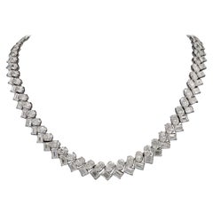 Emilio Jewelry Gia Certified 67.00 Carat Diamond Necklace