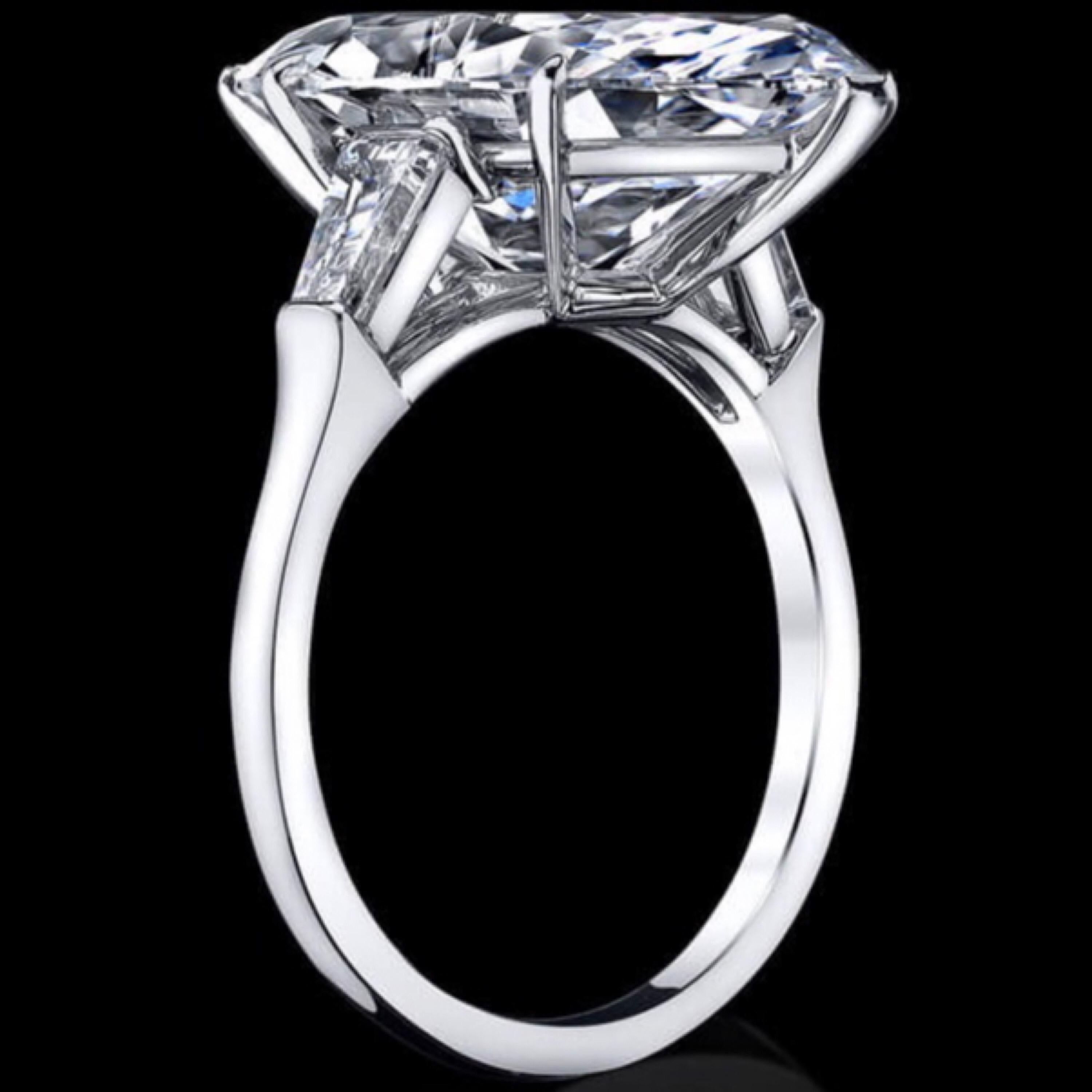 Emilio Jewelry GIA Certified 8.00 Carat Colorless Marquise Diamond Ring  In New Condition In New York, NY