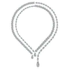 Collar de diamantes en forma de cometa Emilio Jewelry Gia Certified 81,80 quilates