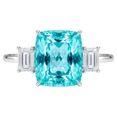 Emilio Schmuck Gia-zertifizierter neonblauer Paraíba-Diamant mit 8,72 Karat