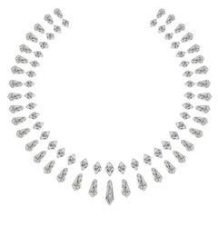 Emilio Jewelry Gia Certified Diamond Kite Shape Necklace