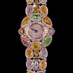 Reloj Emilio Jewelry Gia Certified Fancy Color Diamond