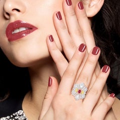 Emilio Jewelry GIA Certified Fancy Red Diamond Ring