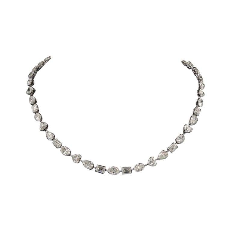 Collana di diamanti multiforme certificata GIA di Emilio!