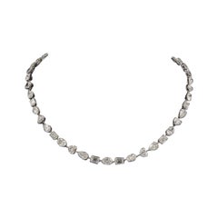 Emilio Jewelry Gia Certified Multi Shape Diamond Necklace