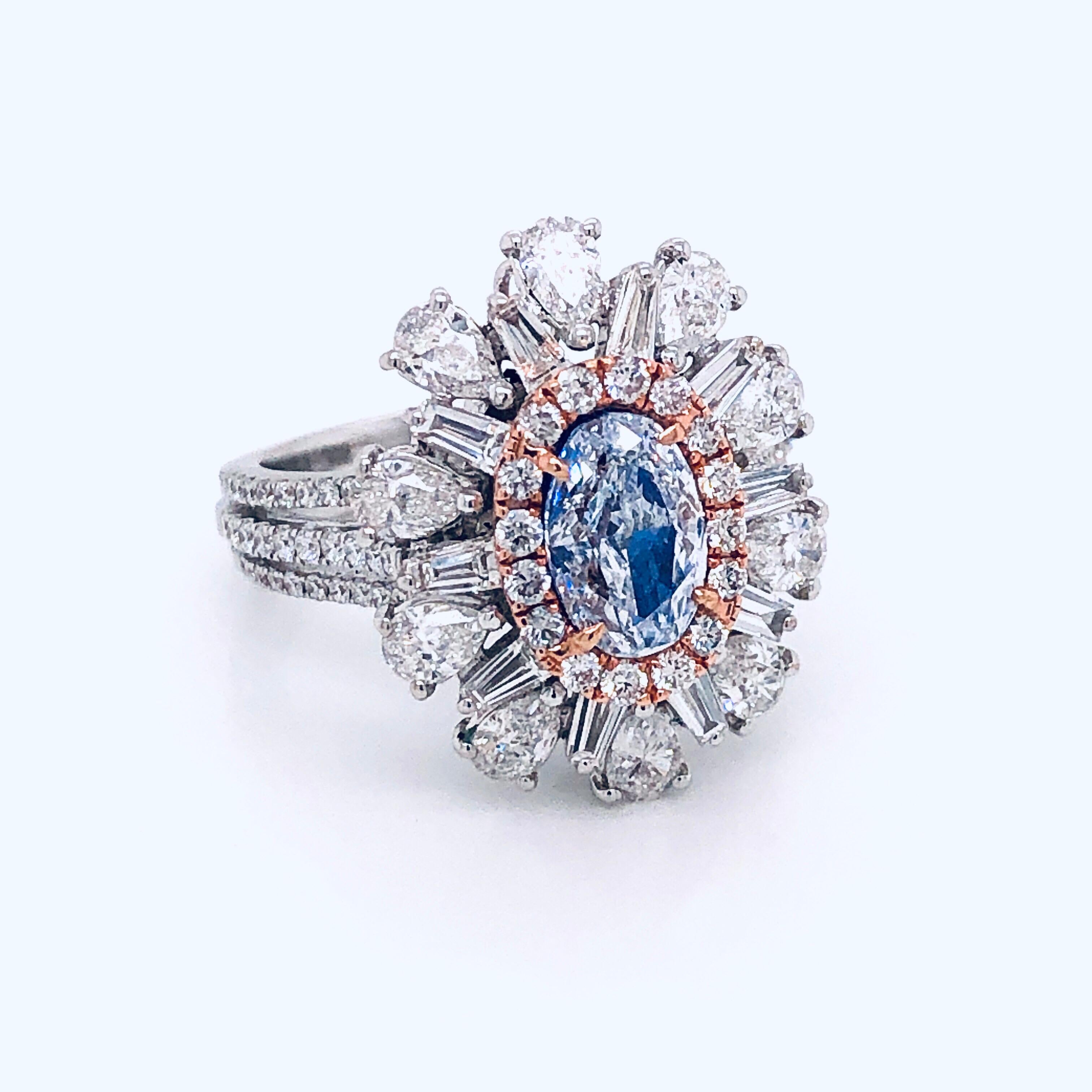 This lovely piece has been designed and manufactured in the Emilio Jewelry Atelier. Our brand is known for our perfection in jewelry making, and cherry picking the very best diamonds for our jewels. We specialize in Natural Fancy Diamonds.
Approx