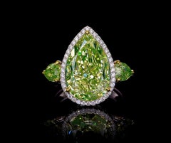 Emilio Jewelry Gia Certified Pear Shape Diamond Ring
