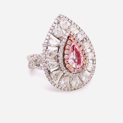 Emilio Jewelry GIA Certified Pink Diamond Ring