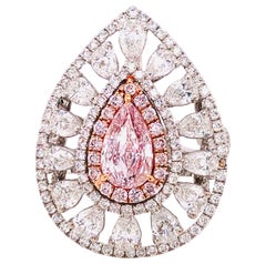 Emilio Jewelry GIA Certified Pink Diamond Ring