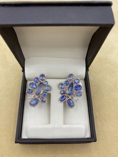 Emilio Jewelry Gubelin Certified No Heat Kashmir Sapphire Earrings