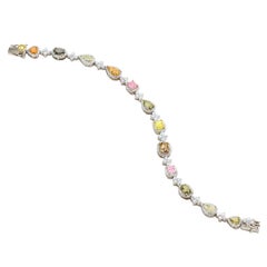 Emilio Jewelry Natural Fancy Color Diamond Bracelet