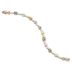 Emilio Jewelry Natural Fancy Color Diamond Bracelet