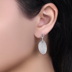 Emilio Jewelry One of a Kind Micro Pave Diamond Earrings