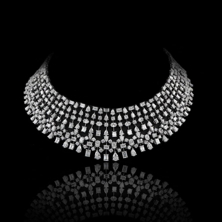Emilio Jewelry Red Carpet Diamond Choker Necklace For Sale at 1stDibs