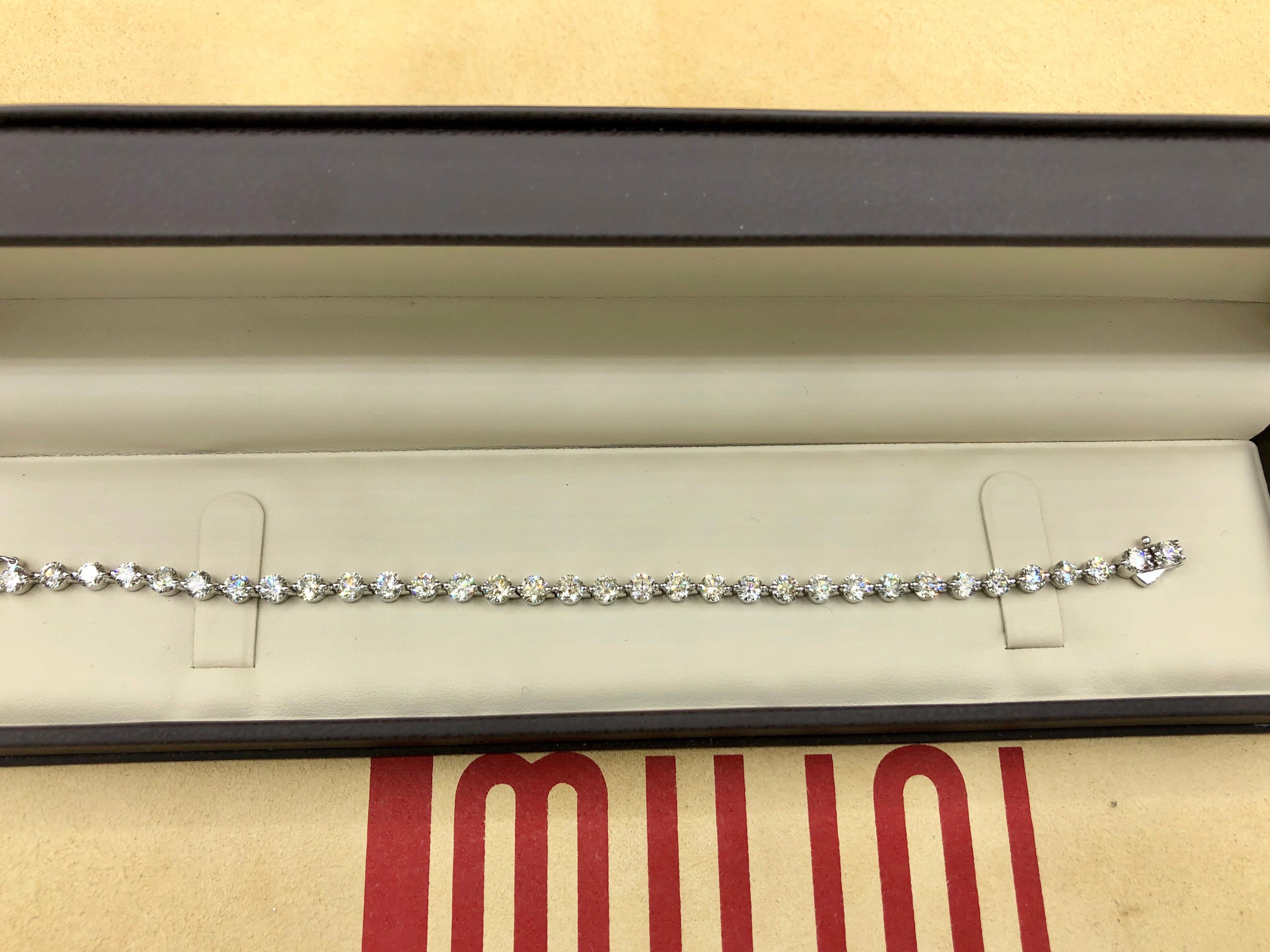 Women's Emilio Jewelry Signature 9.18 Carat Diamond Bracelet